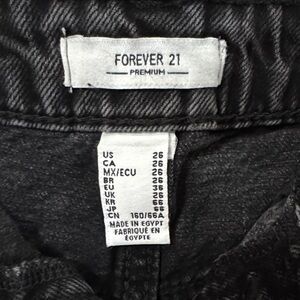 Forever 21 Charcoal Denim Pants